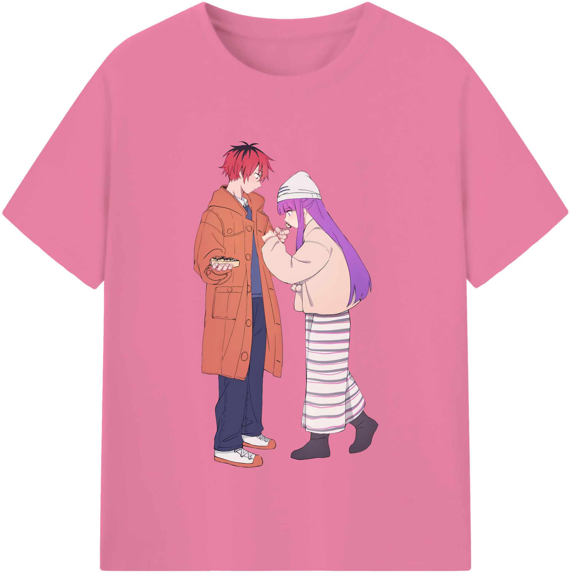 （画像用） 葬送のフリーレン Frieren 綿100％半袖Tシャツ（フロントプリント）